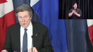 John Tory Says That Toronto Is Now Ready To Move Into The Grey Zone Next Week