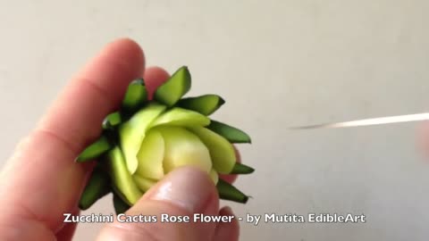 The Zucchini Cactus Rose Flower