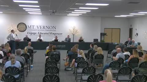 Mount Vernon Board Speech