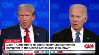 Trump Biden presidential debate cnn part1 6/30/24