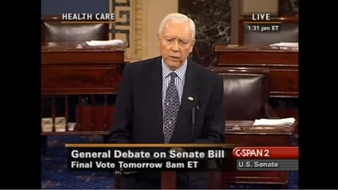 Orrin Hatch on Obamacare abortion funding