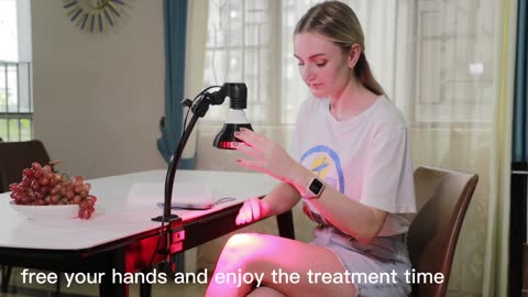 Experience the magic of red light therapy - quick and easy treatment at your fingertips!