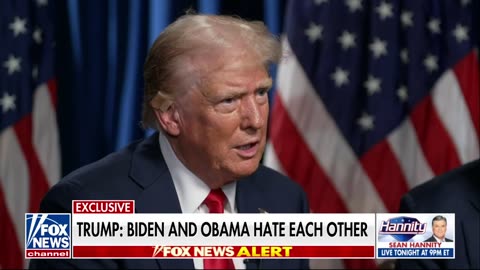 Trump: Obama and Biden don't like each other