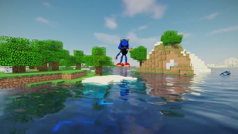 Minecraft Metal Sonic Build - Sonic