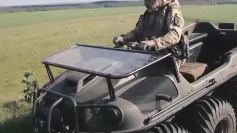 Ukrainian army with amphibious all-terrain vehicles "Argo 8x8" in conjunction with "Stugna-P"