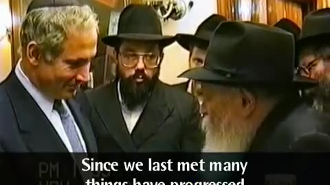 "You must hasten the coming of the Messiah?" Rebbe'to Netanyahu