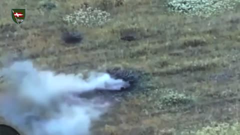 Ukrainian Drone Smashes into the Backside of a Russian Soldier at Full-Speed