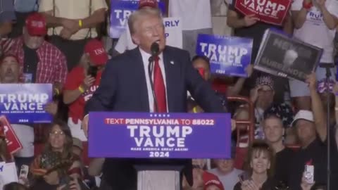 Former President Trump holds rally in Harrisburg, Pennsylvania