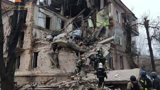 Photos show extensive damage after Russian attack on Kryvyi Rih