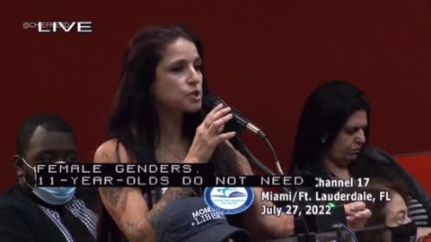 Mother & Therapist Tells Miami Dade County School Board Her Child Patients are Confused.