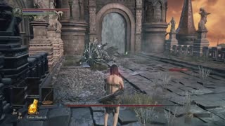 Dragonslayer Armour BOW ONLY NO Damage Taken, Dark Souls 3