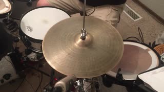 Vintage 1970s 15" Zildjian Quick Beat Hi Hat Cymbals