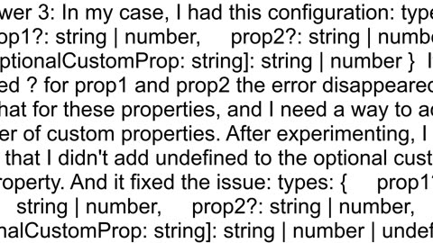 TypeScript Property 39formatName39 of type 39 gt string39 is not assignable to 39string39 index typ