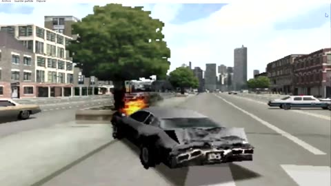 High speed chase of a 1970s car in Chicago in Driver 2 - Part 9