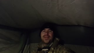 Vlog in the tent. Rining. Riverside wildcamping