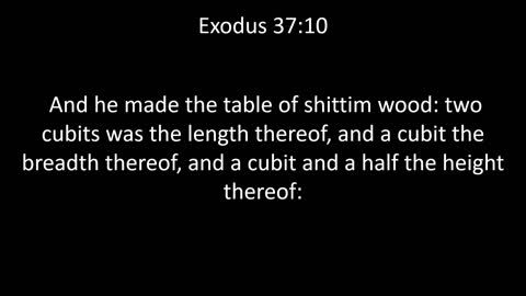 KJV Bible Exodus Chapter 37