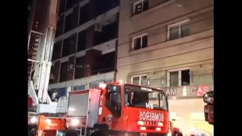 TREMENDO ▶️ A Francisco Duarte, jugador de Rentistas 🇺🇾, se le incendió la habitación