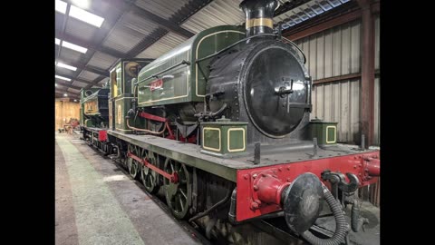 Steam locomotive at Llangollen