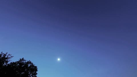 Night sky time lapse