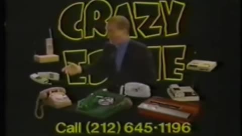 Crazy Eddie = commercial = Phone Sale = 1981