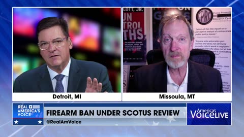 On America’s Voice Live with Steve Gruber: To Discuss Firearm Ban Under SCOTUS Review