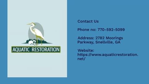 Woodstock Water Wonders: Aquatic Restoration's Pond Maintenance Excellence