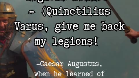 Arminius - General Varus