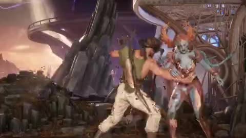 Rambo vs Sub-Zero Hard level Fight | Mortal Kombat 11