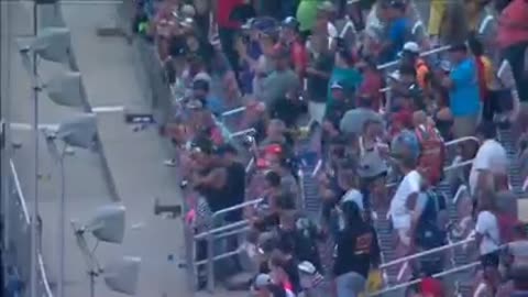 FJB chant breaks out during NASCAR interview - MSM LIED