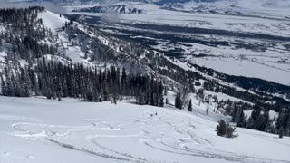 Jackson Hole Wyoming spring skiing