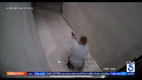 Homeowner Defends His Family Against Intruders In Los Angeles!