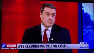 12/20/20 Adam Hardage on OAN Weekly Briefing Christina Bobb about voter fraud and Ruby