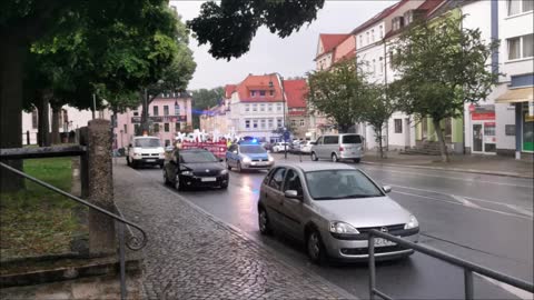 AUFZUG, Spaziergang - 70. MAHNWACHE, BAUTZEN, Kornmarkt, 06 06 2022