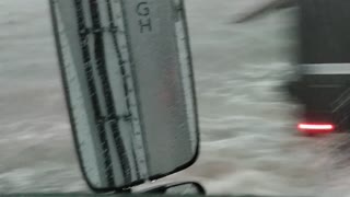 Flooding Fills Texas Highway