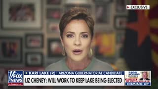 WATCH: Kari Lake Reacts to Liz Cheney's Attack