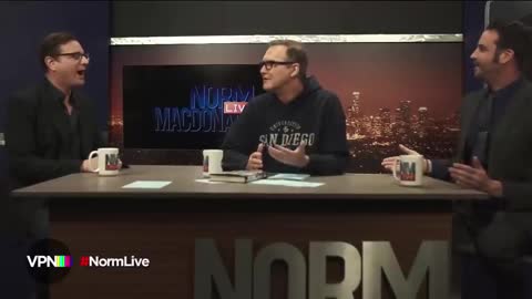 Norm MacDonald with Bob Saget