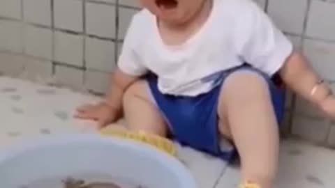 Cute Baby crying