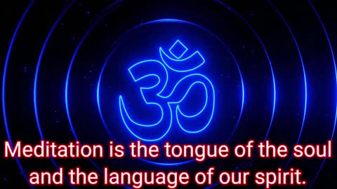 Meditation opens all the doors.( Love, prayer, God )