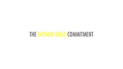 March 12, 2018 - President Mark McCoy Launches DePauw's Gold Commitment