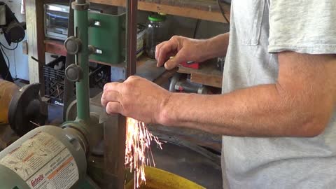 Forging a Halloween chefs knife