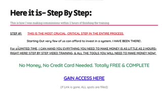 Crucial First Step To Access Free Affiliate Marketing Training System / Group