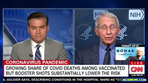 Fauci says vaccinated in trouble