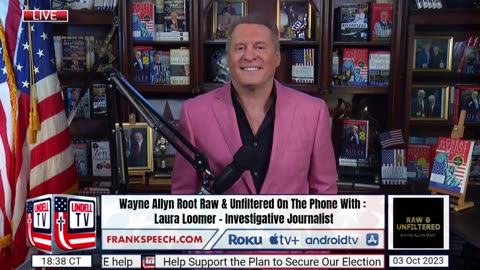 Wayne Allyn Root Raw & Unfiltered - October 3rd, 2023
