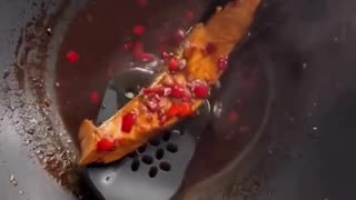 Receita de Espaguete de Salmão asiático😱 😋🍜