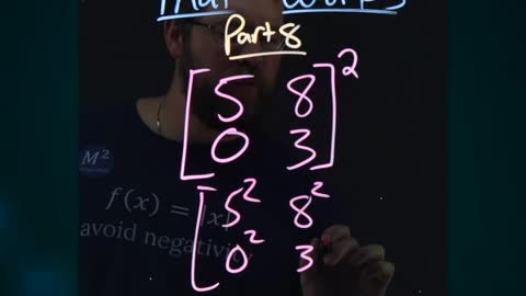 Bad Math That Works (Matrix) | Part 8 | Minute Math #shorts