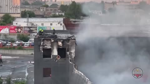 Ukrainian air defenses scorch Fozzy super mall in Odessa
