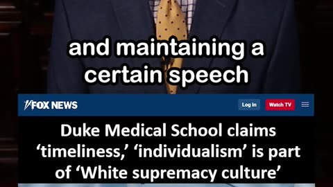 Duke Medical School Claims Timeliness, Individualism Part of White Supremacy Culture