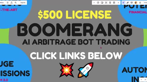 BOOMERANG - WORTH MILLIONS ! - AI BOT CRYPTO PROFITS ON AUTO PILOT - TOP TEAM ROB BUSER