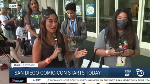 Fans wait for Comic-Con 2022 to kick off