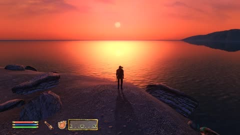 A Glorious Sunset on the Cyrodillian Golden Coast.